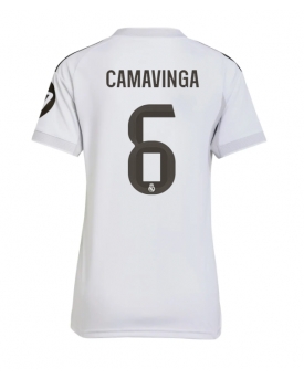 Billige Fotballdrakt Real Madrid Eduardo Camavinga #6 Replika Hjemmedrakt Dame 2025-26 Kortermet Billige Fotballdrakt Real Madrid Eduardo Camavinga #6 Replika Hjemmedrakt Dame 2025-26 Kortermet